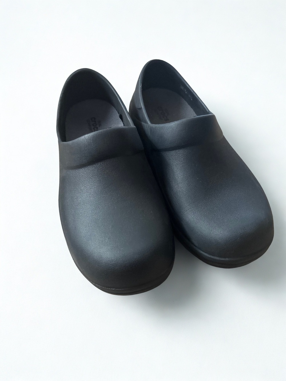 Crocs Neria Pro II Clog Womens Size 8 Black Work Nursing Slip Resistant 205384